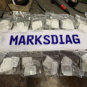 Seat slide kits for 2 seats 6 pieces